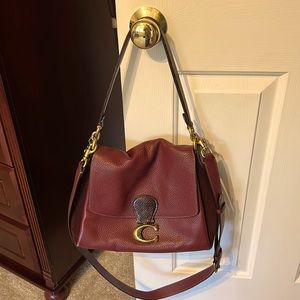 Coach - May Shoulder Bag with Snakeskin detail